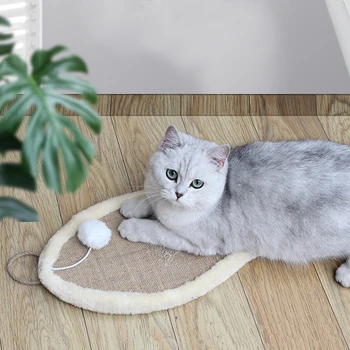 Когтеточка для кошек сизалевый коврик для защиты от царапин диван устройство для заточки когтей коврик для заточки когтей принадлежности для кошек игрушки для кошек