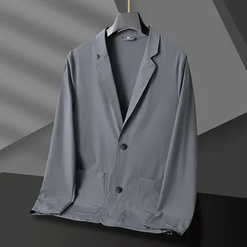 7081-мужская новая корейская модная профессиональная куртка для бизнеса и отдыха, роскошный костюм в стиле Yinglun