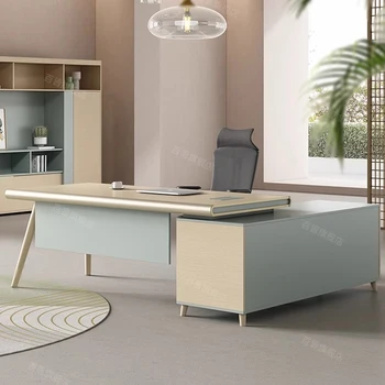 Туалетный столик, рабочее место, Офисный стол, стойка регистрации, Студенческий игровой стол, настольный компьютер, Офисная мебель Scrivania Cameretta