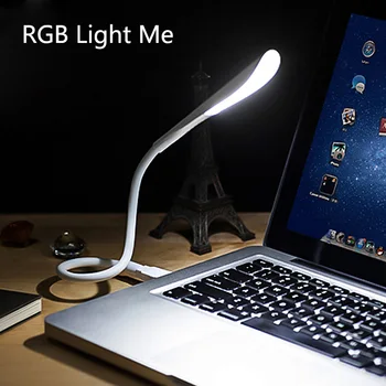 Мини-USB-книжный светильник, Портативная лампа для чтения, Настольные ноутбуки с регулируемой яркостью, Настольная лампа для Power Bank, Карманный походный ночник