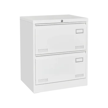 Белый картотечный шкаф, боковой картотечный шкаф с 2 ящиками