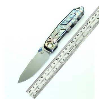 Высококачественный Складной нож CH Duke M390 с лезвием из титанового сплава, ручка для походов, кемпинга, охоты, кухни, карманные инструменты для фруктов, EDC Инструменты