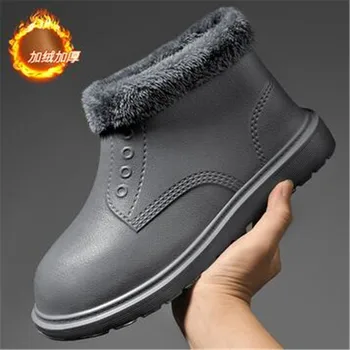 Дизайнерские мужские резиновые непромокаемые непромокаемые ботинки для мужчин кроссовки на платформе Челси Модные повседневные зимние ботинки Обувь