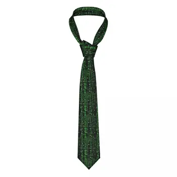 У матрицы есть вы... Галстуки мужские Официальные Matrix Code Шелковый деловой галстук