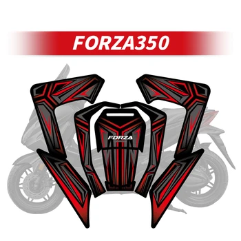 Для HONDA FORZA350 Наклейки для защиты топливного бака велосипеда Комплекты наклеек для бензобака мотоцикла, устойчивые к истиранию Декоративные наклейки