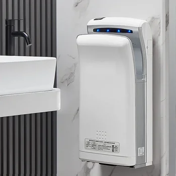 Полностью автоматическая индукционная сушилка для рук в ванной комнате Материал ABS для сушки за 5-7 секунд 220 В