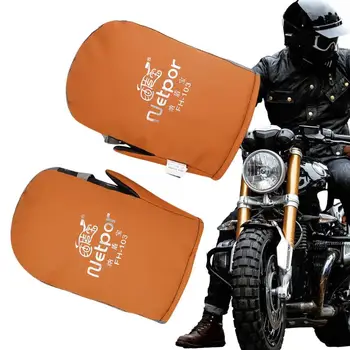 Мотоциклетные перчатки на зиму, теплые и морозостойкие Перчатки для езды на мотоцикле, водонепроницаемые и ветрозащитные перчатки для езды на велосипеде