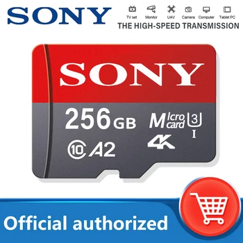 Карта Памяти SONY Micro SD Class 10 High Speed 512GB 256GB 128GB 64GB 32GB TF Флэш-Карта microSD для Камеры Телефона Xiaomi Camera