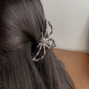 Креативные металлические когти в виде паука для женщин, подчеркивающие темный Забавный панк-крутой тренд, заколка для волос, модные аксессуары для волос в готическом стиле, подарок