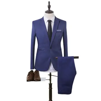 Мужская официальная одежда, мужские облегающие брюки, стильный мужской деловой костюм, облегающие брюки с лацканами и карманами на весну-осень