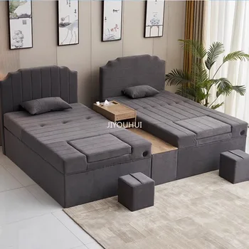 Европейский современный диван с откидной спинкой Для взрослых, удобный минималистичный Роскошный диван для всего тела, Серый Высококачественный диван Inflavel, мебель для интерьера