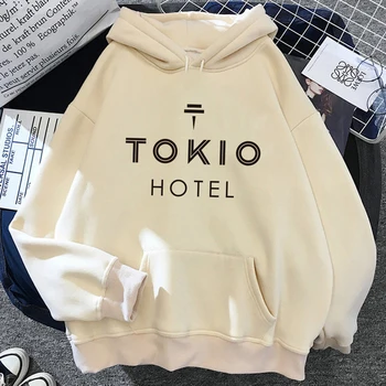 Tokio Hotel толстовки женские зимние готические Kawaii hoddies женский топ с длинным рукавом свитер