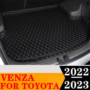 Sinjayer Коврик Для Багажника Автомобиля Всепогодный Автоматический Задний Багажник Коврик Для Багажа Ковер Высокий Боковой Грузовой Лайнер Подходит Для Toyota Venza 2022 2023