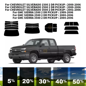 Предварительно Обработанная нанокерамика car UV Window Tint Kit Автомобильная Оконная Пленка Для CHEVROLET SILVERADO 3500 2 DR Пикап 2001-2006