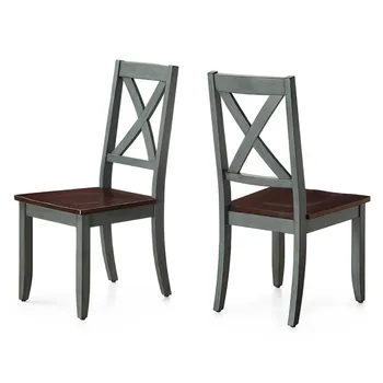Изысканный вид обеденного стула в стиле Ретро придан набором из двух стильных стульев Ресторанный стул