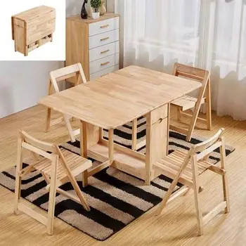 Мебель, складной обеденный стол и стул 