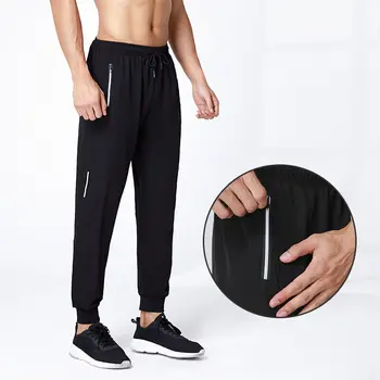 (M-5XL) Мужские быстросохнущие спортивные брюки Эластичные дышащие брюки для фитнеса, бега, пеших прогулок, брюки для подростков MM439