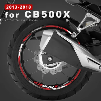 Наклейка на Колесо Мотоцикла Водонепроницаемая Наклейка На Обод CB500X Аксессуары для Honda CB 500X 2015 CB500 X CB 500 X 2013-2018 2016 Наклейки