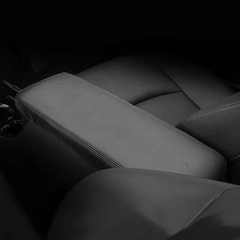 Крышка центральной консоли автомобиля, коробка для подлокотников, Кожаный защитный чехол, подушка для Toyota Prius 50 серии