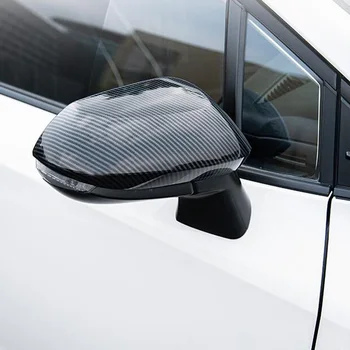 Для Toyota Corolla 2019 2020 Седан Отделка зеркала заднего вида автомобиля из углеродного волокна ABS Аксессуары для внешней защиты Стайлинга автомобилей