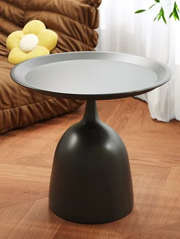 Скандинавский маленький журнальный столик в гостиной, домашний маленький круглый столик, простой угловой мини-балкон, маленький чайный столик