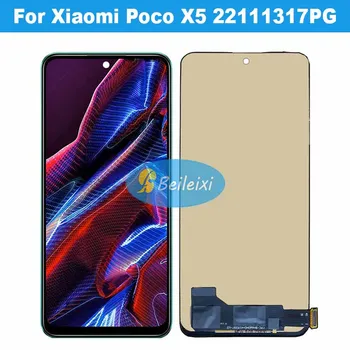 Для Xiaomi Poco X5 22111317PG 22111317PI ЖК-дисплей с сенсорным экраном и цифровым преобразователем в сборе для Poco X5 5G