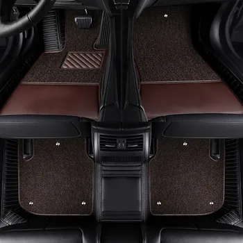 Высокое качество! Изготовленные на заказ специальные автомобильные коврики для Volvo XC90 5 7 мест 2023-2015 водонепроницаемые двухслойные ковры, Бесплатная доставка