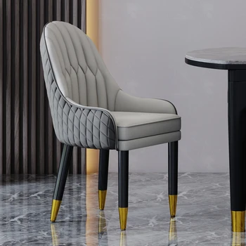 Дизайнерские обеденные стулья для салона, кухня, офис на открытом воздухе, роскошные обеденные стулья, эргономичная мебель для дома Arredamento YN50DC