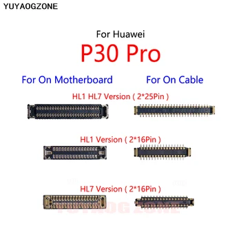 2 шт./Лот Для Huawei P30 Pro P30Pro HL1 HL7 50Pin 32 Pin USB Док-станция Для зарядки Порт Зарядного устройства Разъем FPC На Материнской Плате/Гибкий кабель
