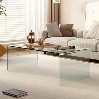 Современный квадратный журнальный столик В минималистичной гостиной, Простые эстетичные журнальные столики, Уникальная Гламурная мебель для дома El Hogar