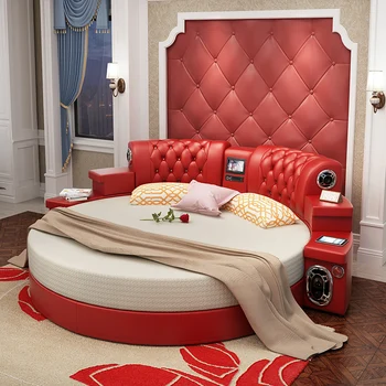 Главная Современная Водонепроницаемая Кровать Двуспальная Кровать размера 