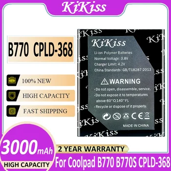  Аккумулятор KiKiss B 770 CPLD368 CPLD 368 CPLD-368 3000 мАч для аккумуляторов Coolpad B770 B770S