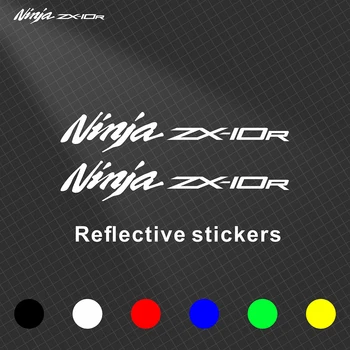 Светоотражающие наклейки для мотоцикла Kawasaki, водонепроницаемый бак, набор логотипов, эмблемы, наклейки для Kawasaki Ninja-ZX10R