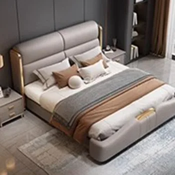 Детская Европейская двуспальная кровать Modern Home King, Детская двуспальная кровать для девочек, гостиная, мебель для спальни Letti Matrimoniali