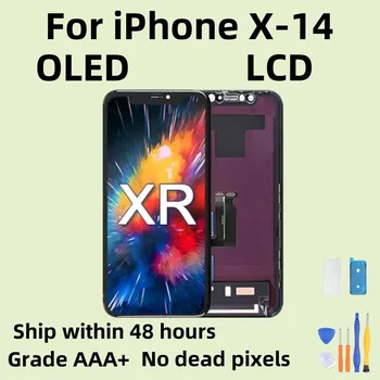 OLED ЖК-дисплей По Оптовой цене Заводской Дисплей Для iPhone X Xs Xr 11 12 13 Pro Max Замена Экрана Для iPhone X 11 12 Pro