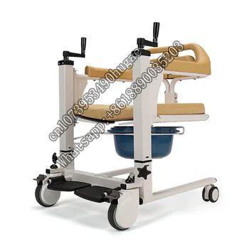 Ручное Складное Кресло-коляска, Многофункциональный Переносной Стул с комодом