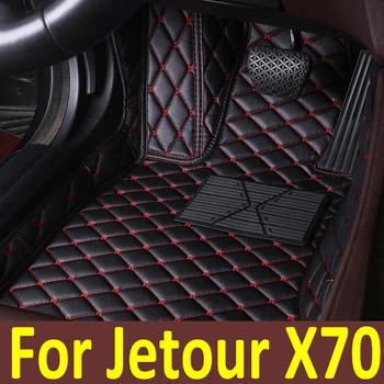 Автомобильные коврики для Jetour X70 Seven Seats 2020 2021 2022, Автомобильные накладки для ног на заказ, Автомобильные Ковровые покрытия, Аксессуары для интерьера