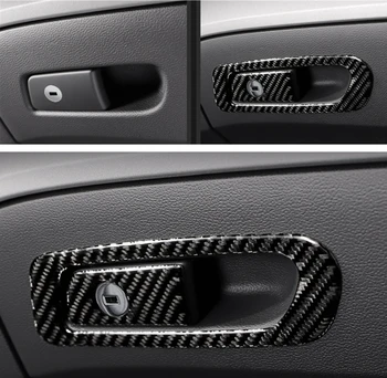 Для Audi A4 B9/A5 2017-2019 Аксессуары для интерьера из матового/углеродного волокна, украшение Бардачка, Отделка крышки