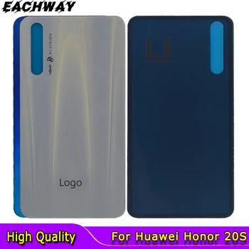 Новый корпус для Huawei Honor 20S Задняя крышка батарейного отсека Задняя стеклянная крышка корпуса для телефона Honor 20S Крышка батарейного отсека