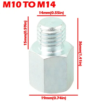 Преобразователь угловой шлифовальной машины с M10 на M14, с M14 на M10, с M14 на 5/8 11, с 5/8 11 на M14, с M16 на M14, С M14 на M16 для повышения совместимости инструмента