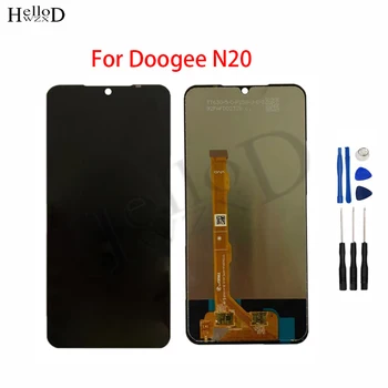 100% Протестированный рабочий ЖК-дисплей для Doogee N20 LCD с цифровым преобразователем сенсорного экрана, ЖК-дисплей без рамки в сборе