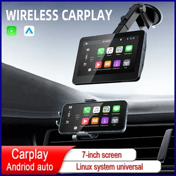 Универсальный 7-дюймовый автомобильный беспроводной проекционный дисплей мобильного телефона Carplay, многофункциональный автомобильный Mp5-плеер, автомобильный сенсорный экран для Toyota