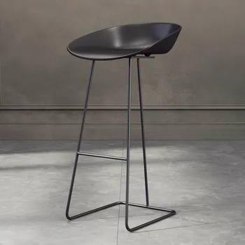 Скандинавский барный стул, высокий стул из кованого железа, Минималистичный Современный Набор мебели для ресторана, офиса, столовой, Креативные Барные стулья