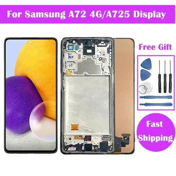 AAA incell Для Samsung Galaxy A72 4G ЖК-дисплей С Сенсорным Экраном Дигитайзер В Сборе Запасные Части Для Samsung A725F A725F/DS A725M