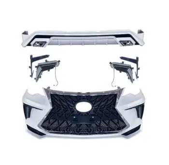 Модифицированный до 2021 года обвес Lexus LX style bodykit body kit устанавливает комплекты передних и задних бамперов для автозапчастей TOYOTA Fortuner 2014-2020