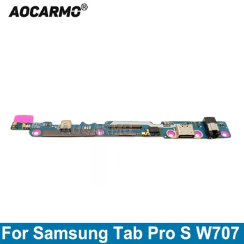 Aocarmo для Samsung Galaxy Tab Pro S W707, порт для зарядки, док-станция для зарядного устройства с разъемом для наушников, запасная часть платы