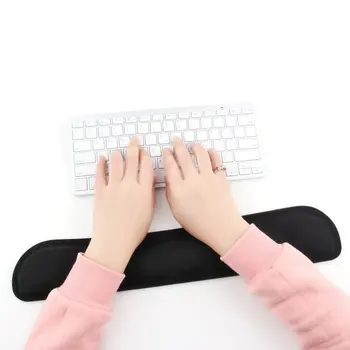 Для ПК, игровая клавиатура, поднятые руки на платформе для домашнего офиса, рабочий стол, Противоскользящая черная гелевая подставка для запястий, удобная накладка