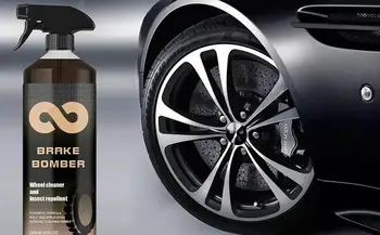 Автоматический Спрей для очистки колес автомобиля Автомобильная Легкая в применении полироль для очистки колес от ржавчины Эффективное средство для устранения шума обода автомобиля