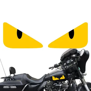 Мотоциклетные наклейки Evil Eyes Devil Eyes Водонепроницаемая наклейка-наклейка, защитные клейкие наклейки Devil Eyes, не выцветающие Мотоциклетные байки