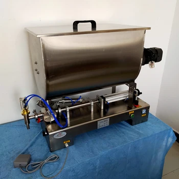 Машина для розлива соуса чили Машина для количественного наполнения пасты арахисовым маслом Пневматическая машина для смешивания суспензии